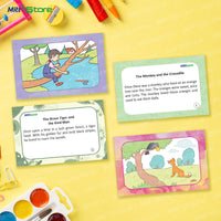 Story Flashcards – 4 English Stories in 23 Cards for Imaginative Learning
