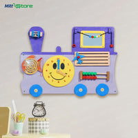 Train Busy Board – Engaging Activity Board for Kids’ Motor Skill Development
