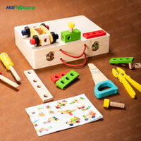 Wooden Tool Kit & Construction Set – Build, Fix & Play!