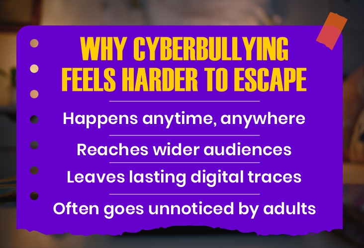 why cyberbullying feels harder to escape
