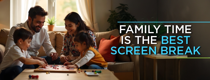 family time is the best screen break
