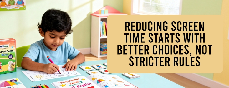 reducing screen time starts with choices & rules