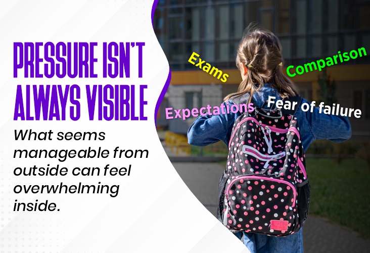 Kids pressure not always visible