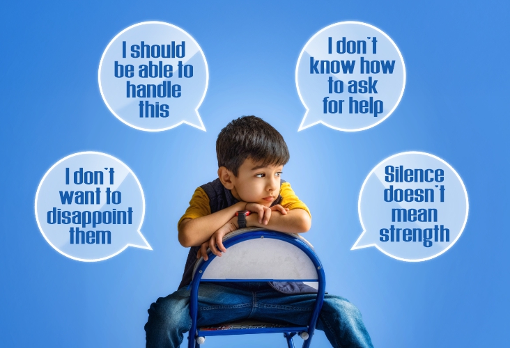 bubble of thought that kids faces