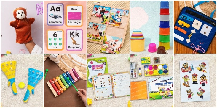 level 1 (nursery) home learning treasure box in ages 2.5 - 4 years