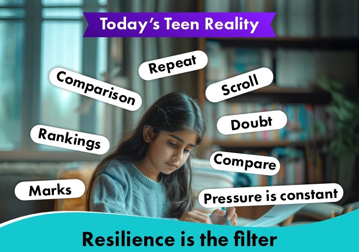 today’s teen reality: marks, rankings, comparison scroll, compare, doubt, repeat. pressure is constant. resilience is the filter.