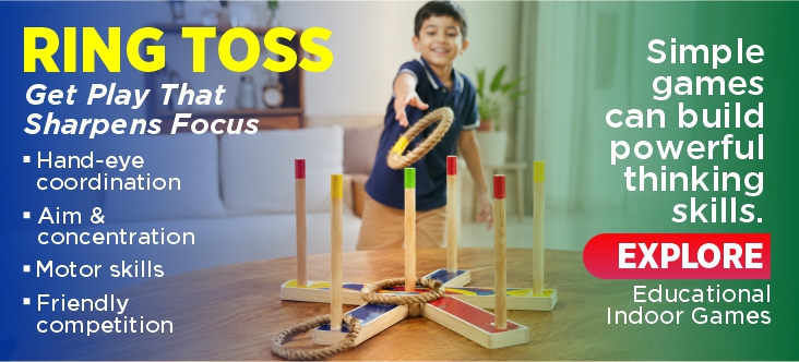 ring toss - educational indoor game