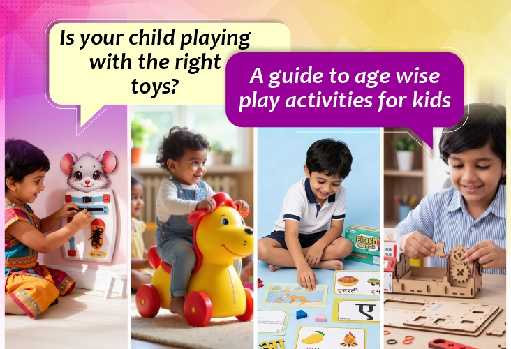Age-wise play activities for kids (2-8 years) and How They Shape Early Development
