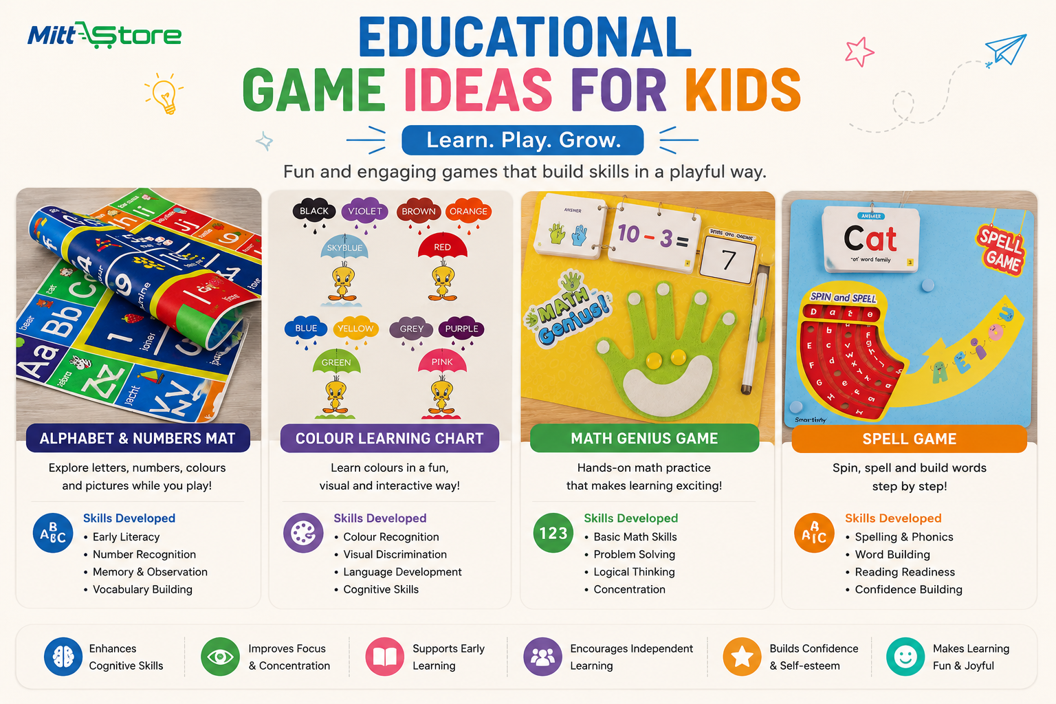educational game & gift ideas for kids